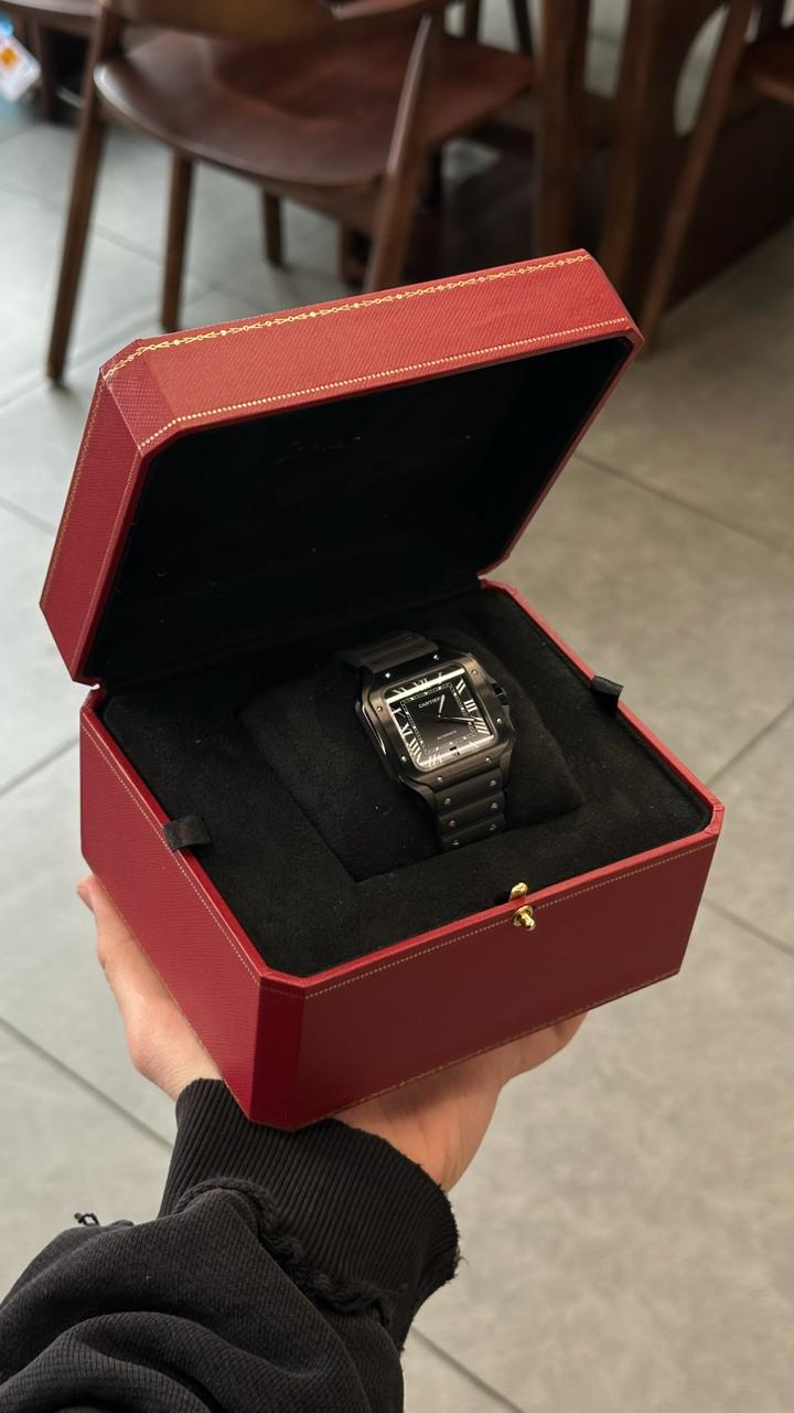 Cartier Santos — Часы в оригинальной коробке